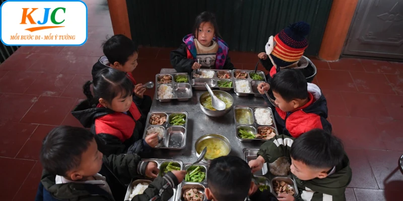 Các hoạt động trong dự án một triệu bữa cơm có thịt